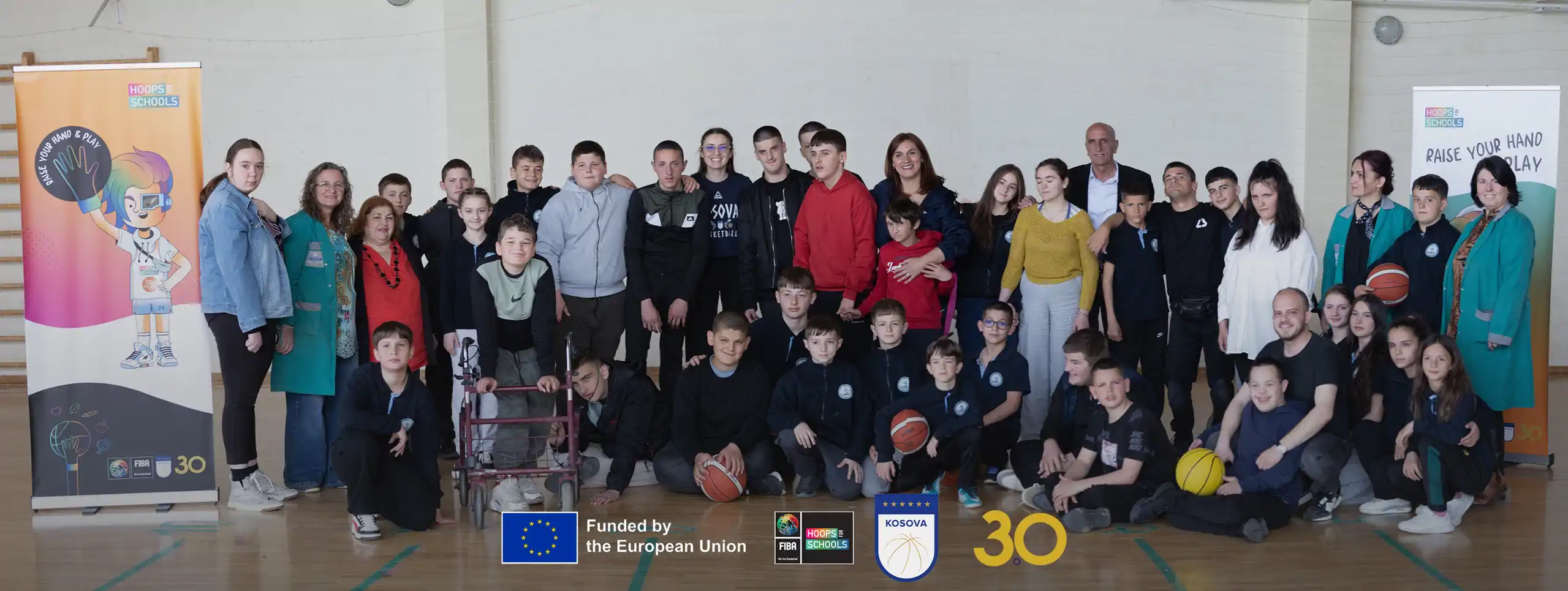 Basketbolli bashkon të gjithë: “Hoops for Schools” me aktivitet gjithëpërfshirës në Mitrovicë